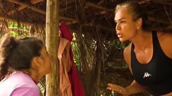 Son dakika... Survivor’da gergin anlar! Nagihan, Seren Ay'a saldırdı