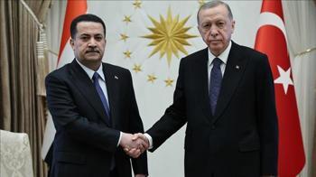 Cumhurbaşkanı Erdoğan, Irak Başbakanı Muhammed Şiya es-Sudani ile görüştü