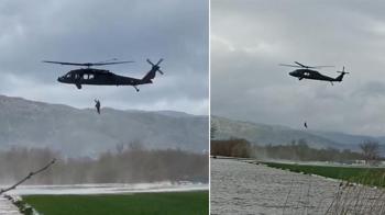 Aydın'da sel nedeniyle damda mahsur kaldı, 1 hafta sonra tesadüfen görüldü