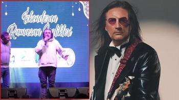 Sahneye çamur içinde çıktı! Şarkıcı Çelik’ten anlamlı hareket