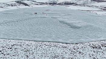 Kentte hayat durdu! Baraj buz tuttu, sıcaklık eksi 20 derece düştü