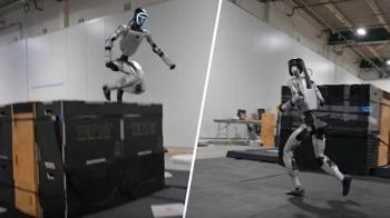 İnsansı robotlar parkur engellerini tırmanmaya başladı