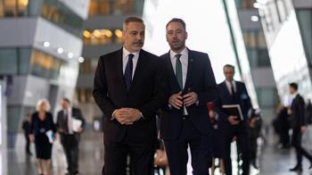 Dışişleri Bakanı Hakan Fidan, Belçikalı mevkidaşı ile görüştü