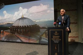 Ayasofya’nın dev levhalarının sırrı! 'Kazasker Mustafa İzzet Efendi'ye büyük vefa