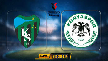 CANLI | Süper Lig'de Kocaelispor - Konyaspor maçı
