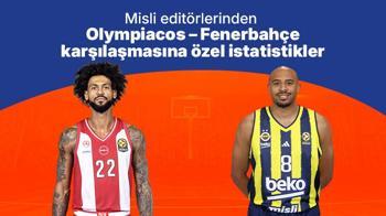 Misli editörlerinden Olympiacos - Fenerbahçe karşılaşmasına özel istatistikler
