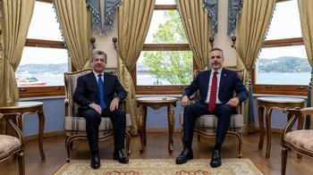 Dışişleri Bakanı Hakan Fidan, IKBY Başbakanı Barzani ile İstanbul'da görüştü