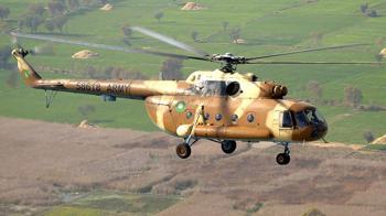 Pakistan'da askeri helikopter kalkış sırasında düştü! Kurtulan olmadı