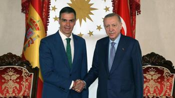 Cumhurbaşkanı Erdoğan, İspanya Başbakanı Pedro Sanchez ile görüştü