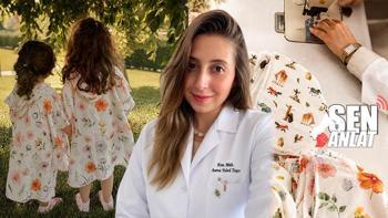 Kimya mühendisliğinden bebek tekstiline! Bilgisini annelik hayaliyle birleştirdi: 'Nasıl bir iz bırakmak istiyorum?' dedim