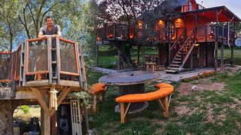 Hurdalardan yaptığı evi milyonlar izliyor! Herkes 'çöp' dedi, hazineye çevirdi