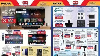 BİM 9 Ağustos Pazar aktüel kataloğunda hangi ürünler satışa sunulacak? Solar El Fanı, Tuşlu Cep Telefonu, Vücut Analiz Baskülü, Standlı Şarjlı Damacana Pompası, Akrobat Masa Lambası
