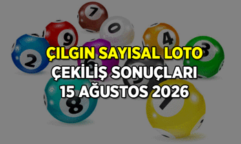 Çılgın Sayısal Loto Çekiliş Sonuçları 15 Ağustos 2026