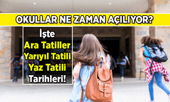 Okullar ne zaman açılıyor? 2026-2027 İlkokul, ortaokul, liseler ne zaman okula başlıyor?