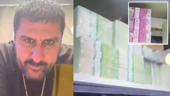 'Vanlı Kara Haydar'ın balya balya dövizlerle çektiği yeni görüntüleri ortaya çıktı