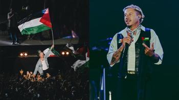 Filistin desteği nedeniyle çıkarılmıştı! Macklemore'a diğer sanatçılardan destek