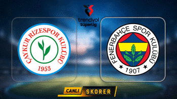 Süper Lig'de Fenerbahçe, Rizespor deplasmanında