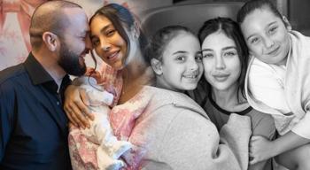 Berkay ve Özlem Ada Şahin'den aile pozu! Kızlarıyla Dubai'deler