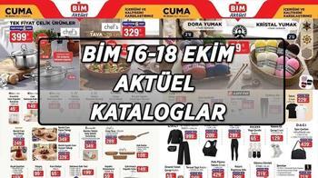 BİM 16-18 Ekim Cuma-Pazar aktüel kataloglarında hangi ürünler satışa çıkacak? Pu
