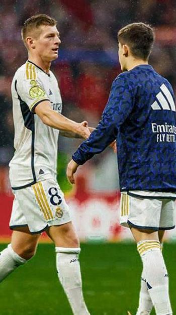 Real Madrid'de Arda Güler'den Toni Kroos'a veda mesajı!