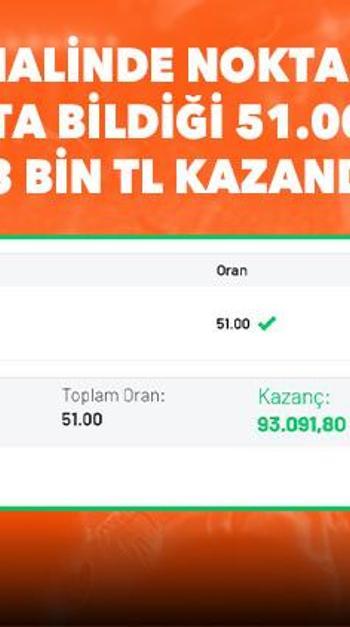 EURO 2024 finalinde nokta atışı tahmin! Tek maçta bildiği 51.00 oranla 93 bin TL kazandı!