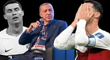 Erdoğan'dan Ronaldo açıklaması: Siyasi yaptırım uyguladılar