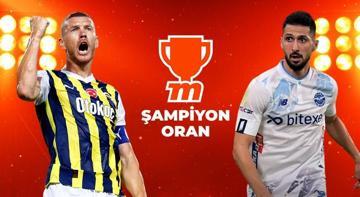 Fenerbahçe-Adana Demirspor maçı Tek Maç, Canlı Bahis, Canlı Sohbet seçenekleriyle ve Misli'de