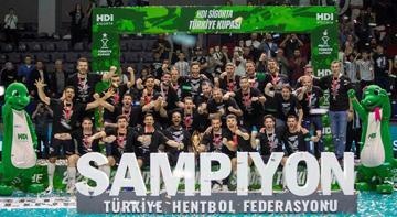 Hentbolda Türkiye Kupası Beşiktaş'ın 
