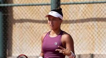 Alex De Souza'nın kızı Maria, Antalya'da tenis turnuvasında mücadele etti 