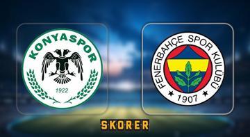 Fenerbahçe, Konyaspor deplasmanında! İlk 11'ler belli oldu