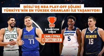 Misli’de NBA Play-Off şöleni yaşanıyor! Türkiye’nin en yüksek oranları, canlı yayınlar ve çok daha fazlası…