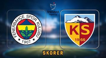 Fenerbahçe - Kayserispor maçı ne zaman, saat kaçta, hangi kanalda? Muhtemel ilk 11'ler