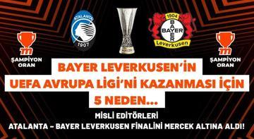 Bayer Leverkusen’in UEFA Avrupa Ligi’ni kazanması için 5 neden