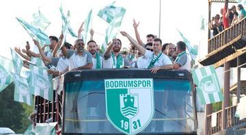 Bodrum FK şampiyonluğunu taraftarıyla kutladı!