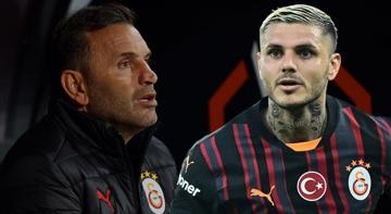 Galatasaray'da Okan Buruk'tan zemin cevabı! Mauro Icardi açıklaması