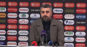 Sinan Kaloğlu: Futbol sonuç oyunu, bugün gol atamadık!