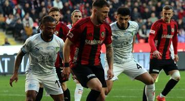 Gaziantep FK - Bodrum FK maçında kazanan çıkmadı! Golsüz beraberlik