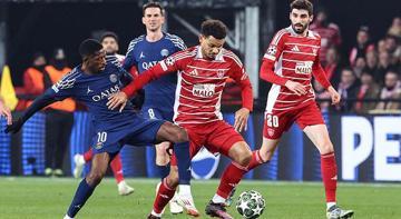 Brest - PSG maçından kareler