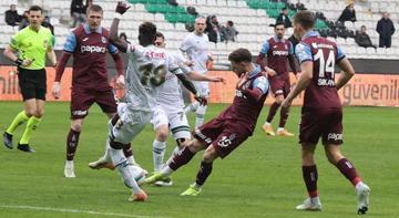 Trabzonspor Konya'da uzatma dakikalarında yıkıldı: 1-0