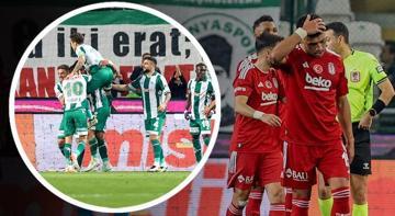 9 kişilik Konyaspor, Beşiktaş'ı yıktı! Süper Lig'de uzun süre unutulmayacak maç