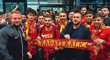 Kayserispor'a şehirde coşkulu karşılama