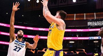 Luka Doncic şov yaptı Lakers seriyi 1-1 yaptı
