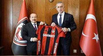 TFF Başkanı İbrahim Hacıosmanoğlu, Gaziantep FK'yı ziyaret etti!