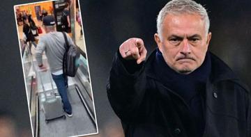 Fenerbahçe'de Jose Mourinho için olay iddia! Havalimanında görüntüsü ortaya çıktı