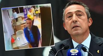 Fenerbahçe Başkanı Ali Koç'un dernek ziyaretinin kamera kayıtları paylaşıldı! Resmi açıklama geldi