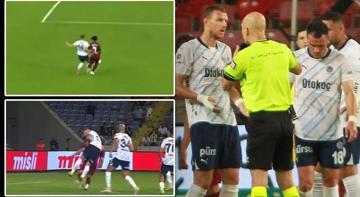 Hatayspor-Fenerbahçe maçında tartışma yaratan pozisyon! 'Hakem ve VAR sınıfta kaldı'