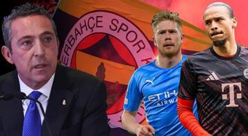 Fenerbahçe'de transfer sorunu büyük! Kevin De Bruyne ve Leroy Sane gerçekleri