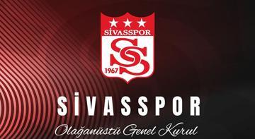 Sivasspor olağanüstü genel kurul kararı aldı!