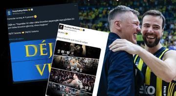 Fenerbahçe Beko'dan şampiyonluk sonrası Beşiktaş'a gönderme: Dejavu!