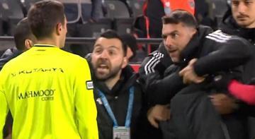 Burak Yılmaz hakemin üzerine yürüdü! Gaziantep FK-Kocaelispor maçında ortalık karıştı